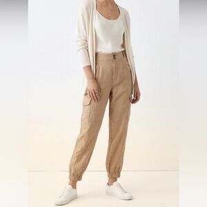 American Eagle Beige Jogger Utility Style Highrise Pants Size 12